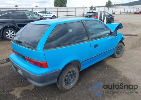 1992 Geo Metro Lsi from USA, damaged, VIN 2C1MR2464N6719118